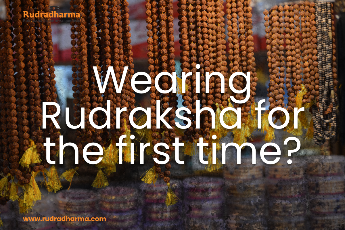 Wearing Rudraksha for the first time?