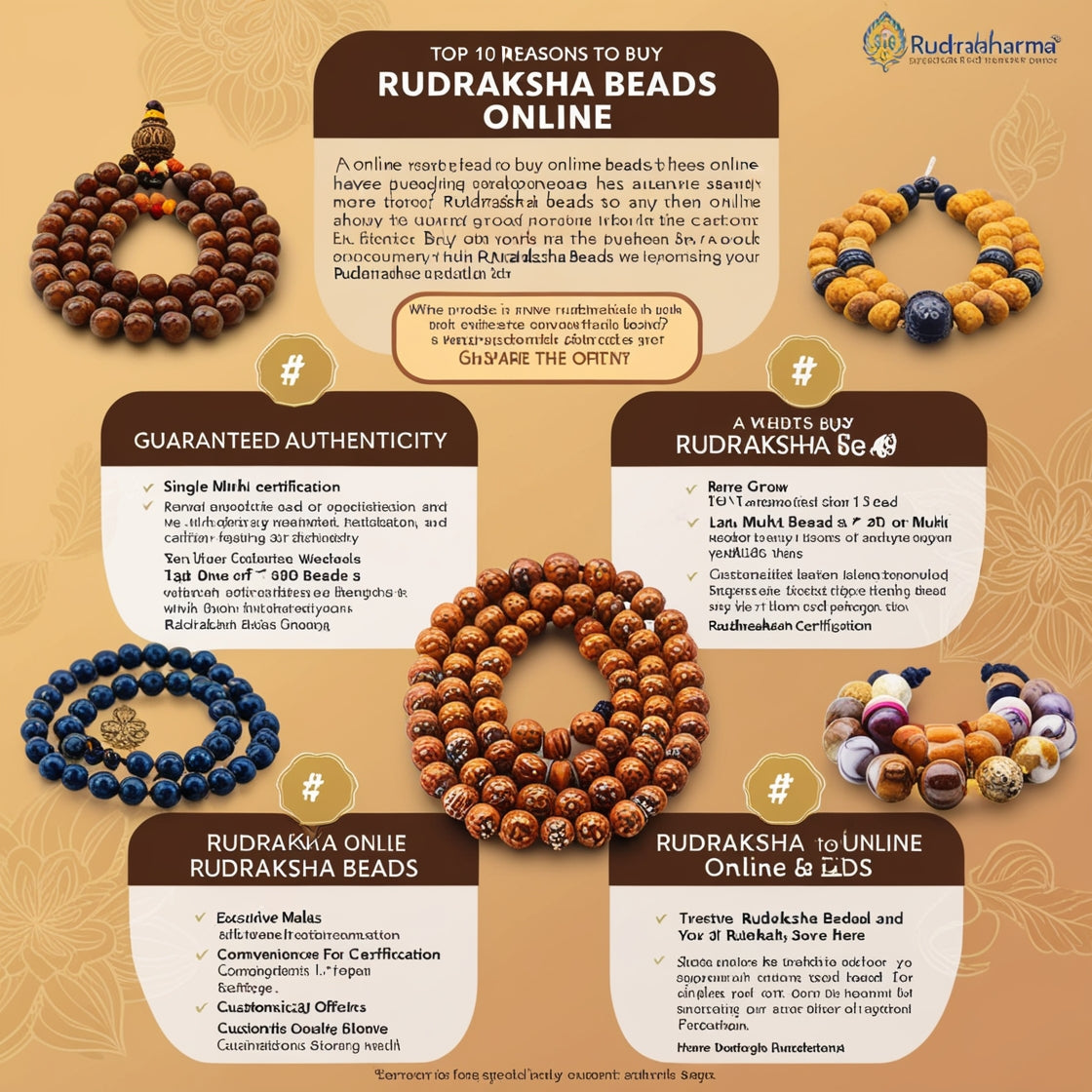 Top 10 Reasons to Buy Rudraksha Beads Online