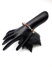 Buy 5 Mukhi Rudraksha Sphatik Bracelet in India